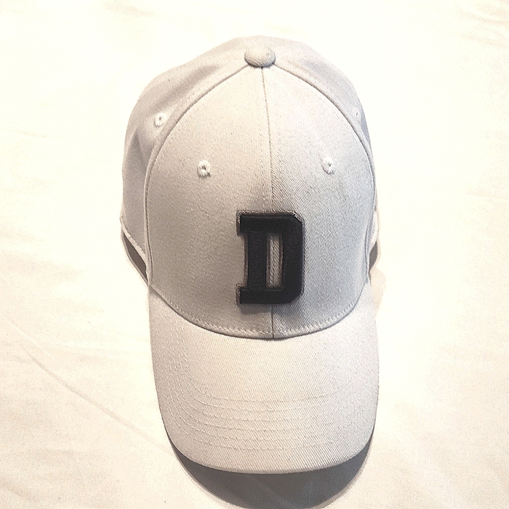 Dallas Cowboys Authentics NFL Football White Stretch Fitted Hat size l/XL strch